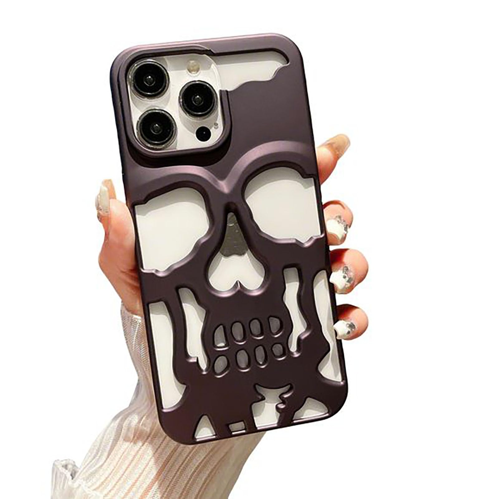 Amazon.com: Yesunktt Skull Design for iPhone 16 Pro Max Case